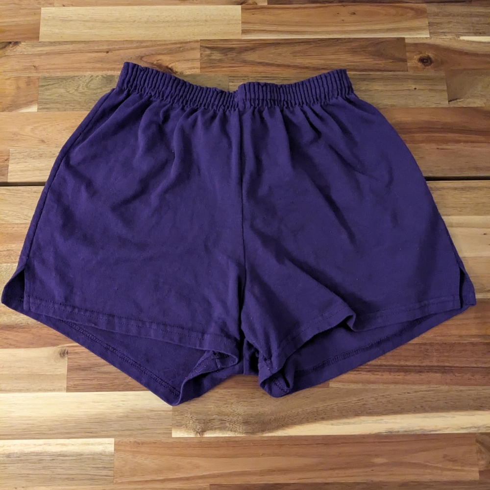 Soffe purple shorts